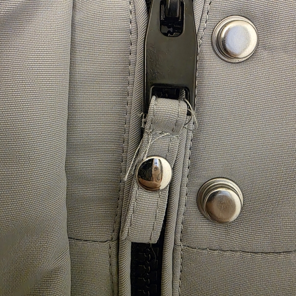 American Tall X Point Zero Tall Women's Parka in Cloud Grey - Picture 7 of 16